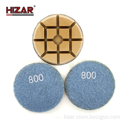 Customized 4-Inch Round Flexible Sponge Polishing Pads for Wet Polishing